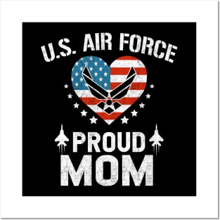 Proud Air Force Mom USAF Posters and Art